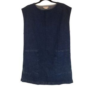 Denim Dress size Medium pockets blue